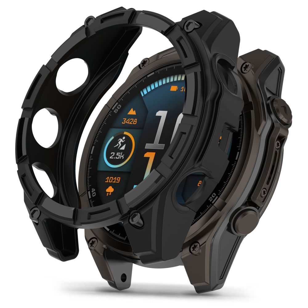 Husa Tech-protect Defense Air pentru Garmin Fenix 8 51mm - Negru
