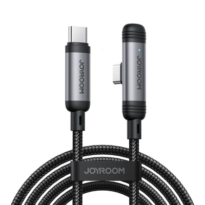 Cablu Joyroom S-a56 Enjoyx Series 90° Usb-c - Usb-c 60W 1.2m - Negru