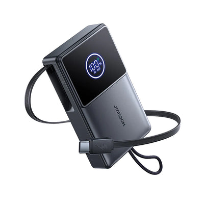 Cablu Joyroom 10000mAh 22.5W Acumulator extern cu Built-in Retractable Usb-c - Negru