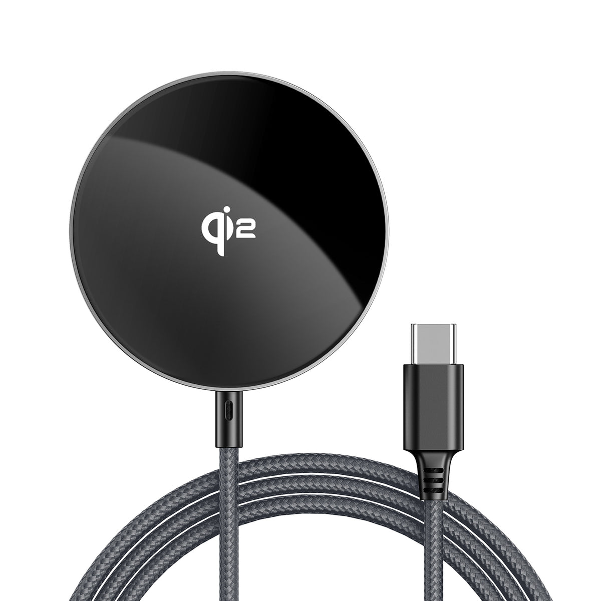 Cablu Acefast E24 Qi2 15W Magnetic Inductive Incarcator cu 1.2m Usb-c - Negru