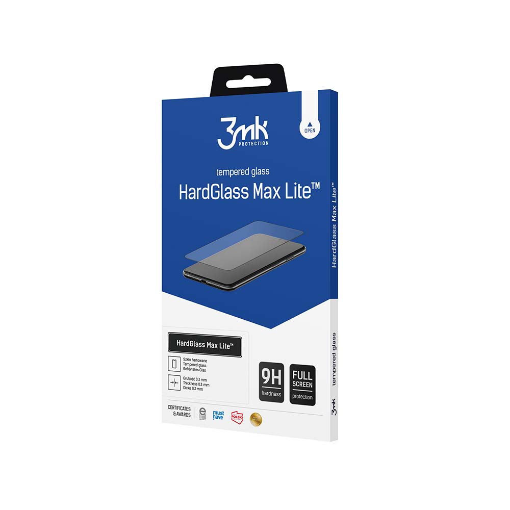 Folie 3mk Hardglass Max Lite Negru sticla pentru Google Pixel 9