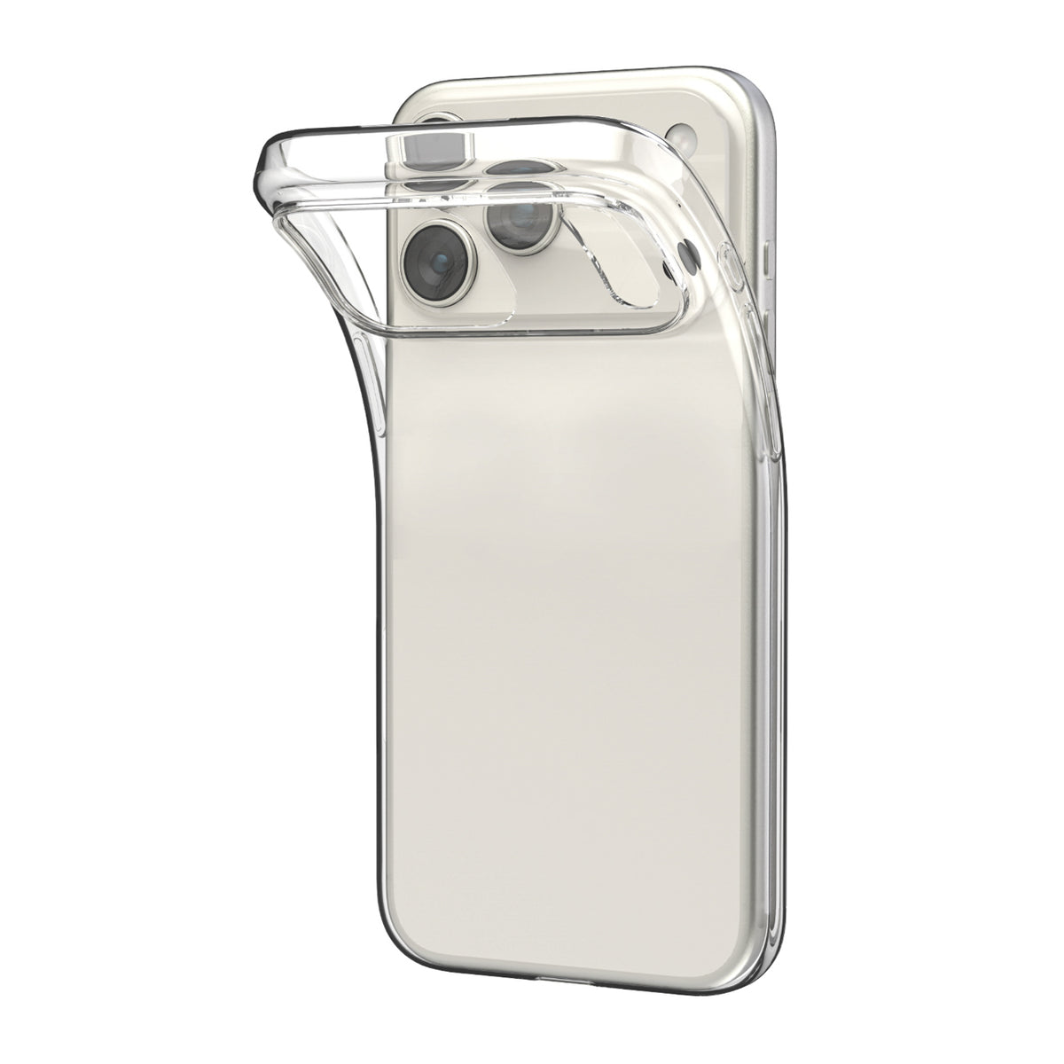 Husa Puro 0.3 Nude Ultra-slim TPU pentru iPhone 17 Pro Max - Transparent
