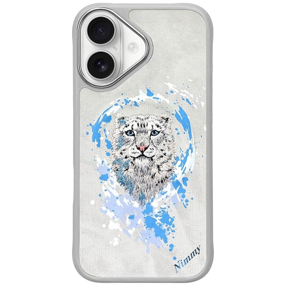 Husa Nimmy Pantera Magsafe pentru iPhone 16 - Gri deschis