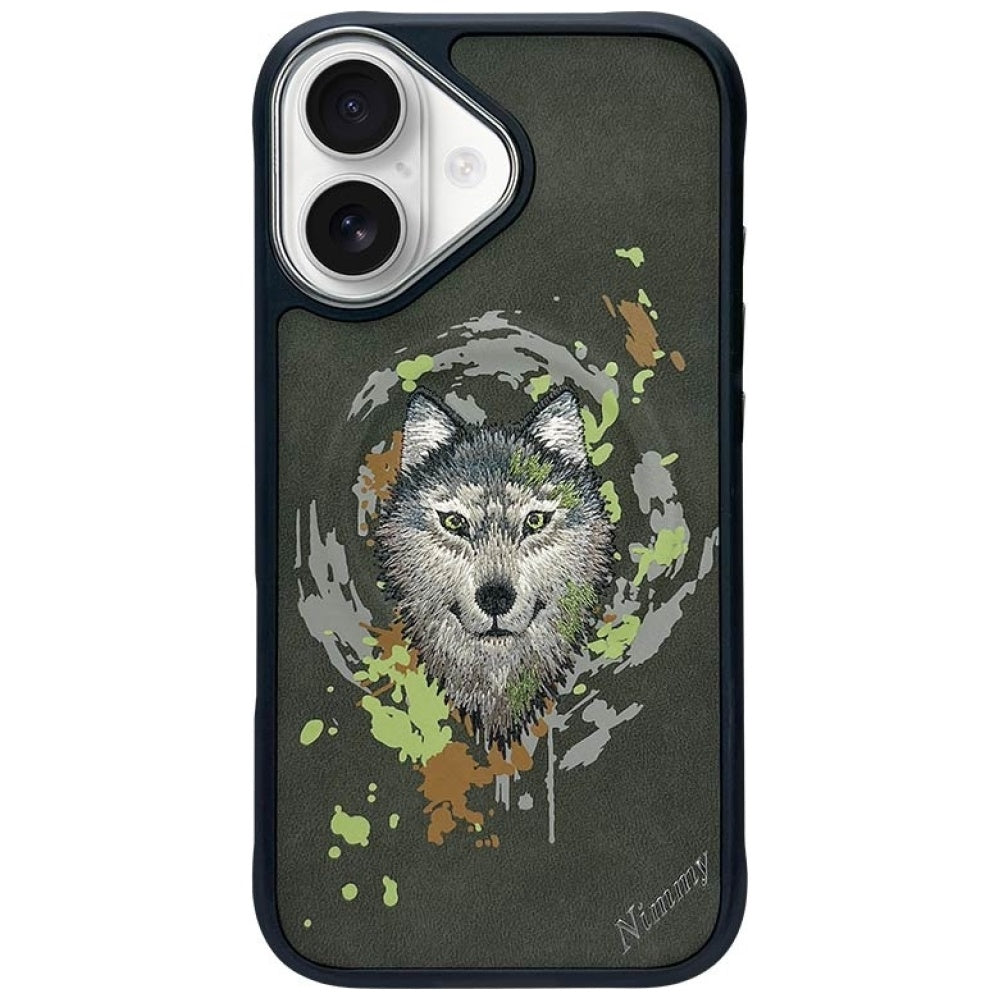 Husa Nimmy Wilk Magsafe pentru iPhone 16 - Gri inchis