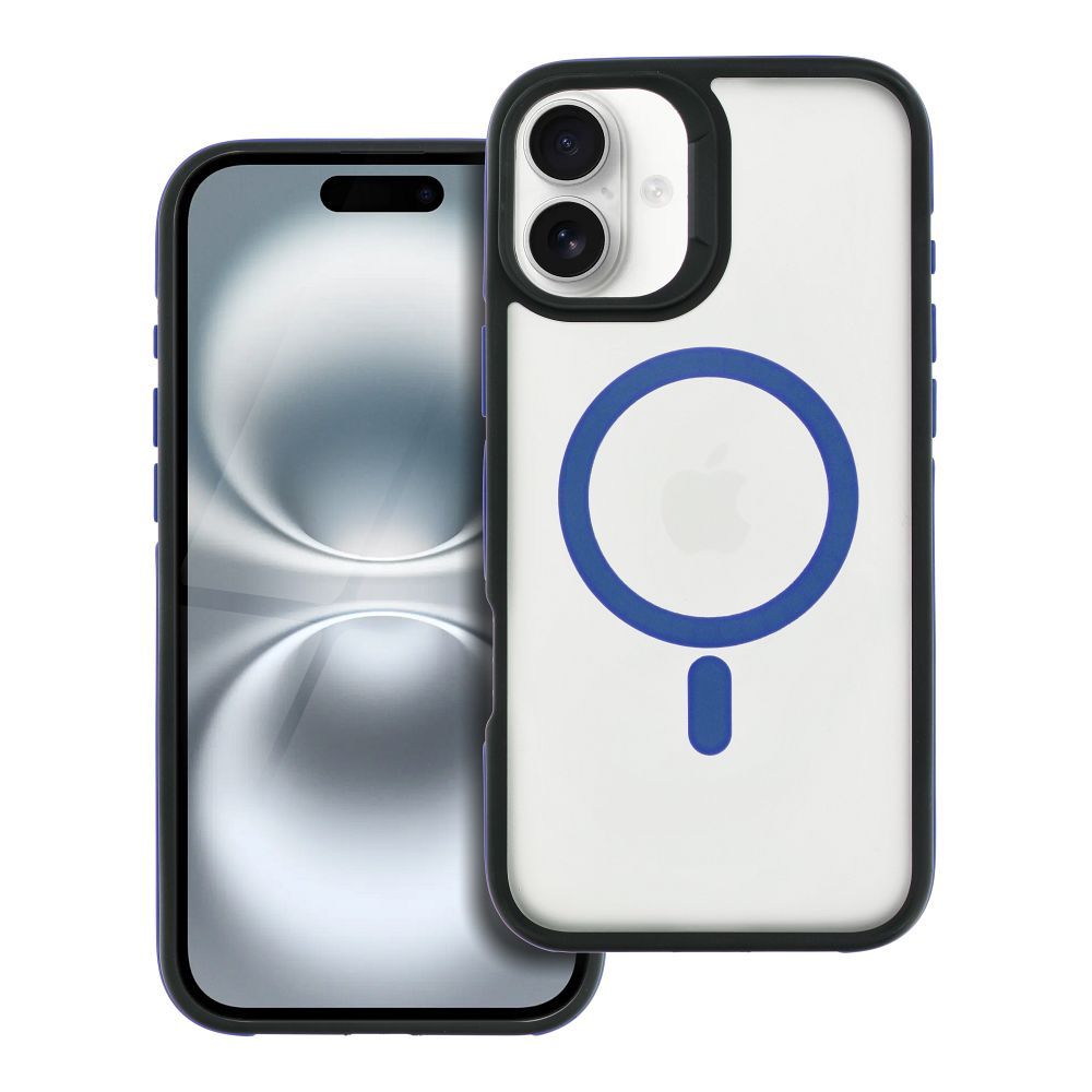 Husa Neo pentru iPhone 16 Plus Compatible cu Magsafe Albastru