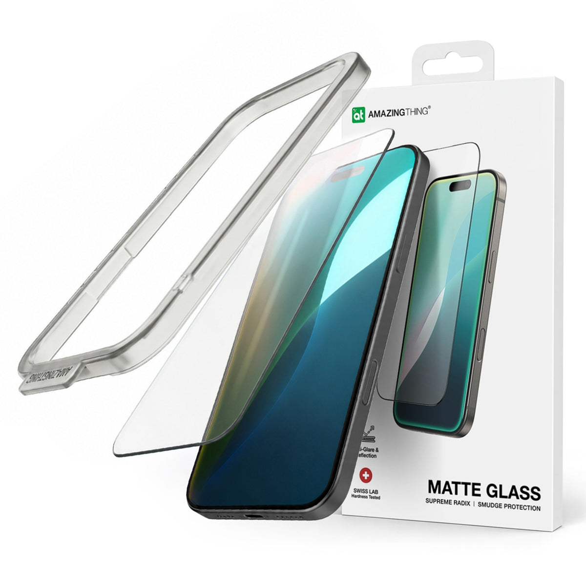 Folie Amazingthing Radix Matte sticla pentru iPhone 17