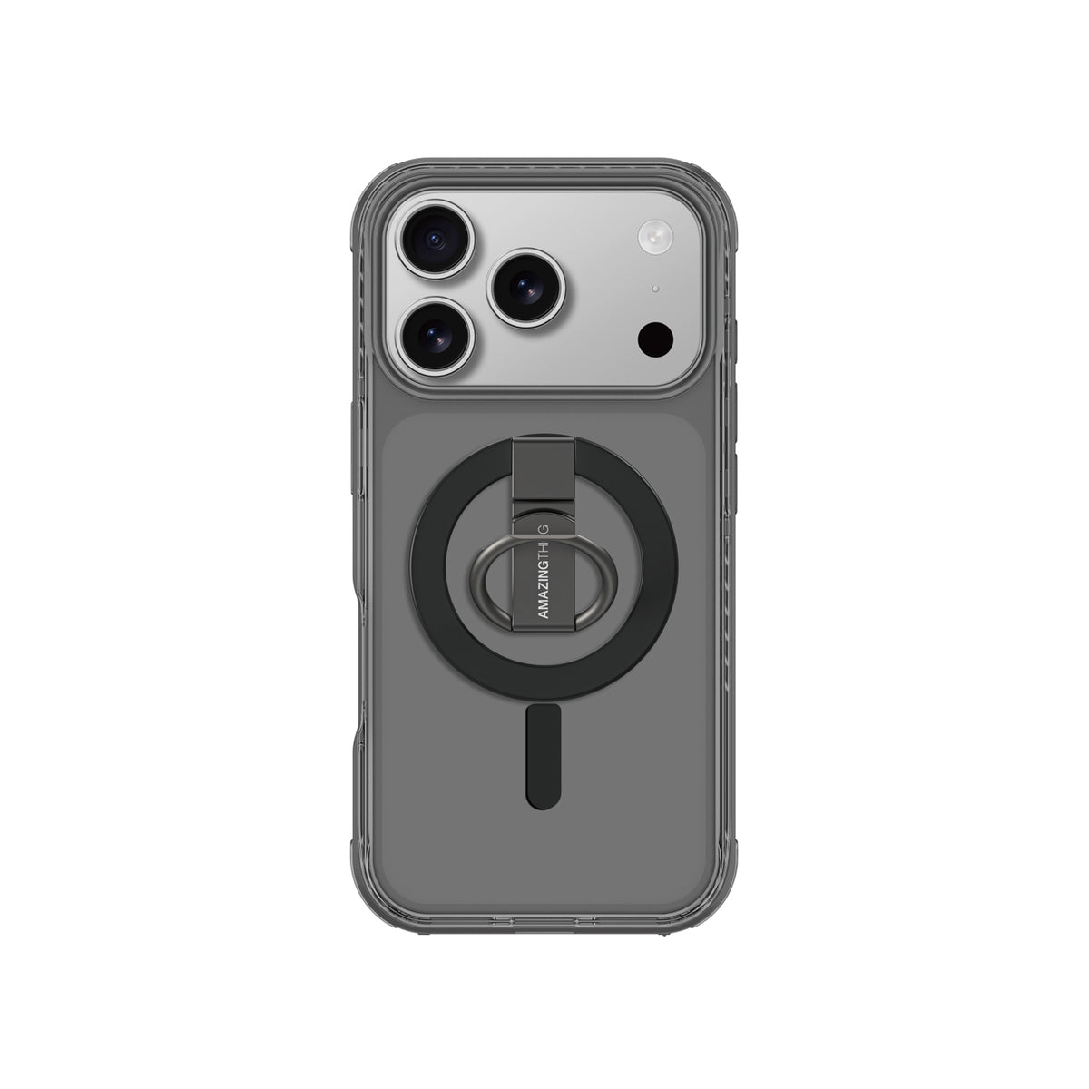 Husa Amazingthing Titan Pro Grip Ring Set pentru iPhone 17 Pro Max Compatible cu Magsafe - Negru