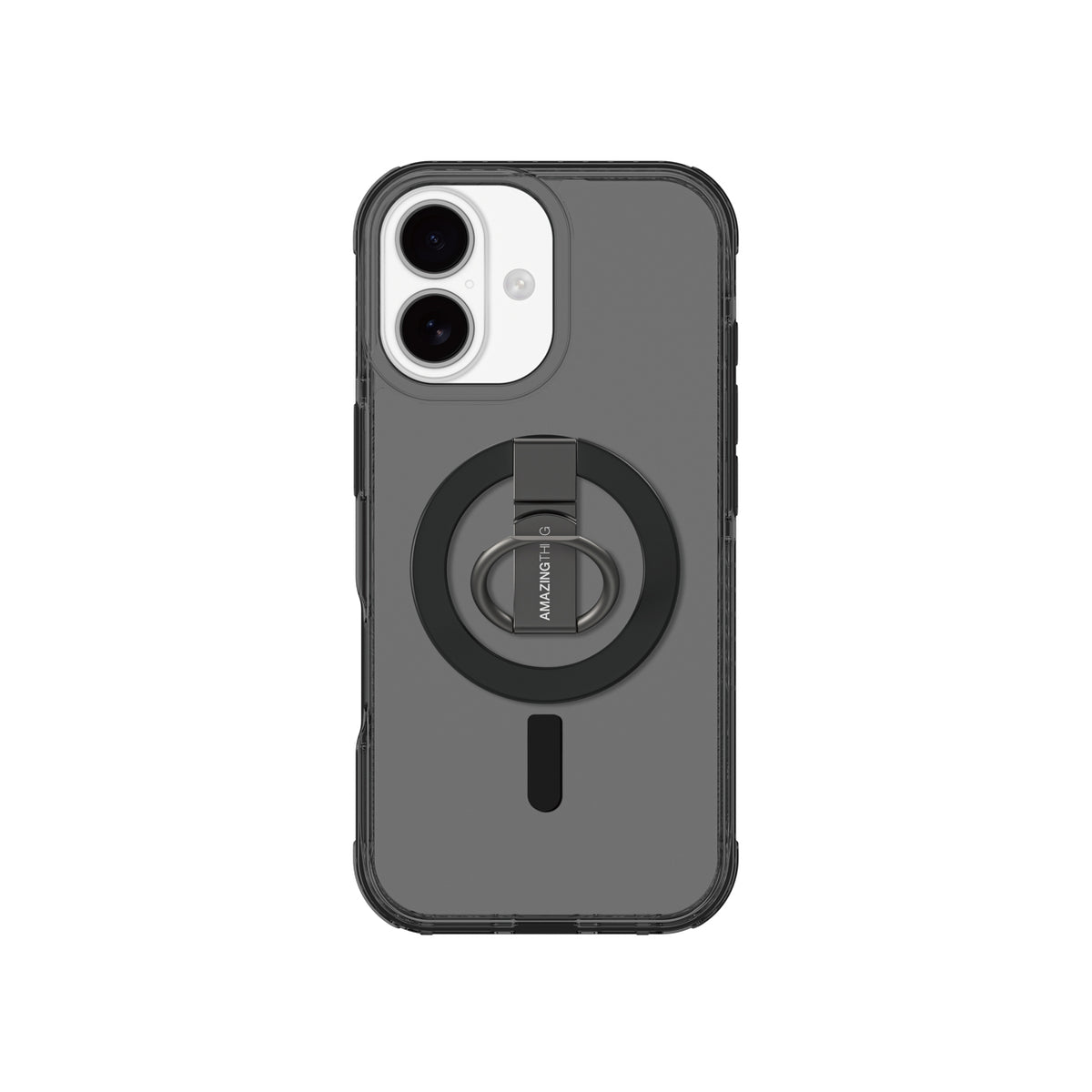Husa Amazingthing Titan Pro Grip Ring Set pentru iPhone 17 Compatible cu Magsafe - Negru