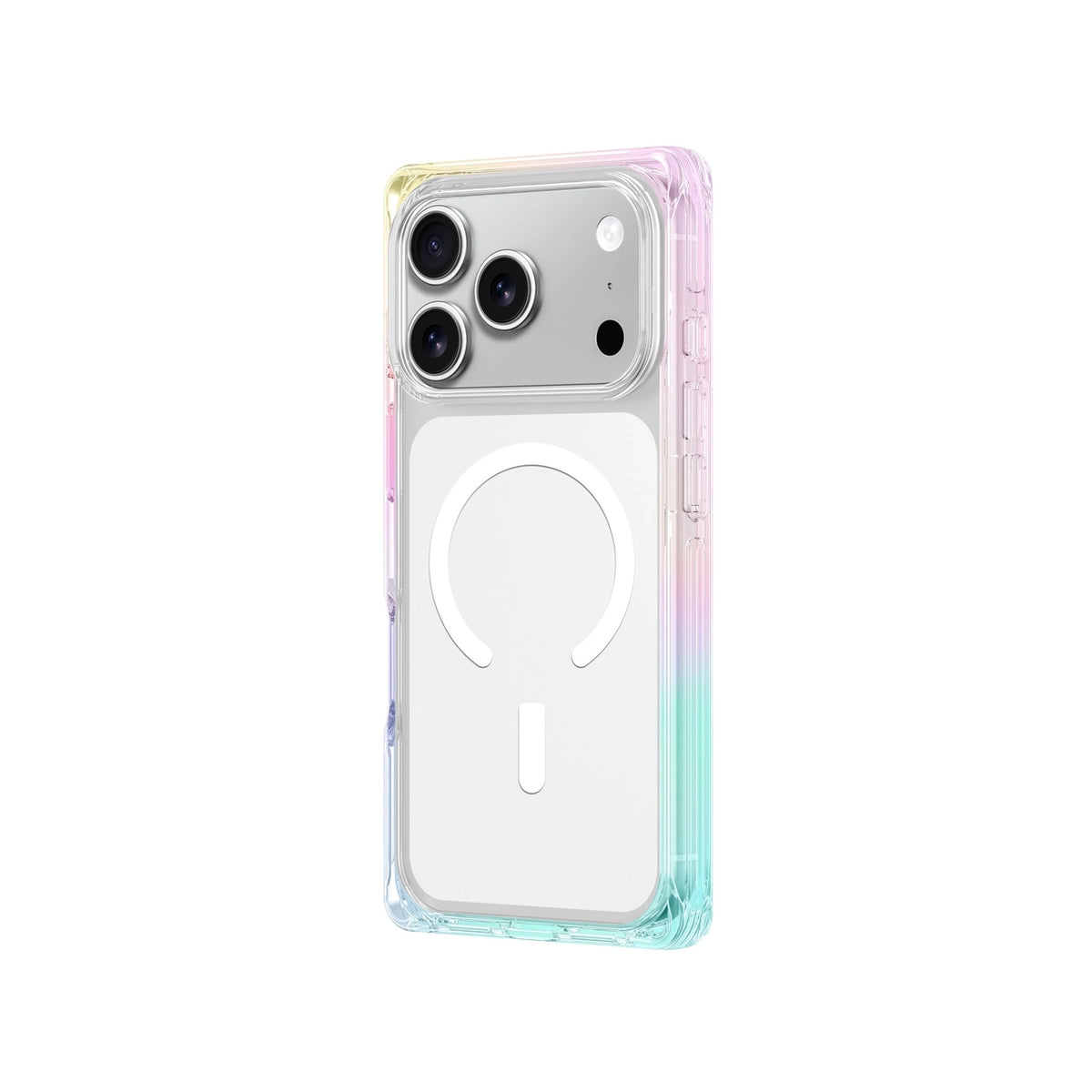 Husa Amazingthing Omni pentru iPhone 17 Pro Compatible cu Magsafe - Transparent-rainbow