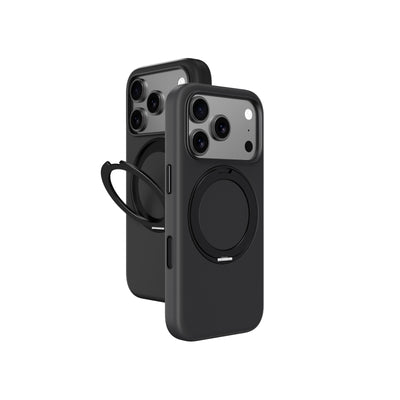 Husa Amazingthing Cloudie iPhone 17 Pro Max cu Stand - Negru