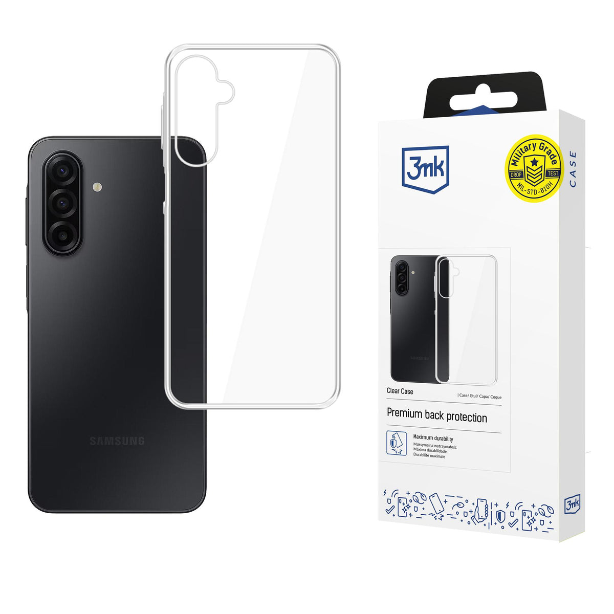Husa 3mk Transparent pentru Samsung Galaxy A17 5G - Transparent