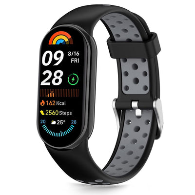 Curea Tech-protect Iconband Air pentru Xiaomi Smart Band 8 / 9 / 10 / NFC - Negru And Gri