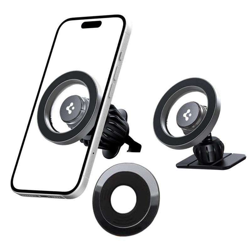 Suport auto Spigen Mft13 Magsafe pentru Cockpit Or Air Vent - Argintiu