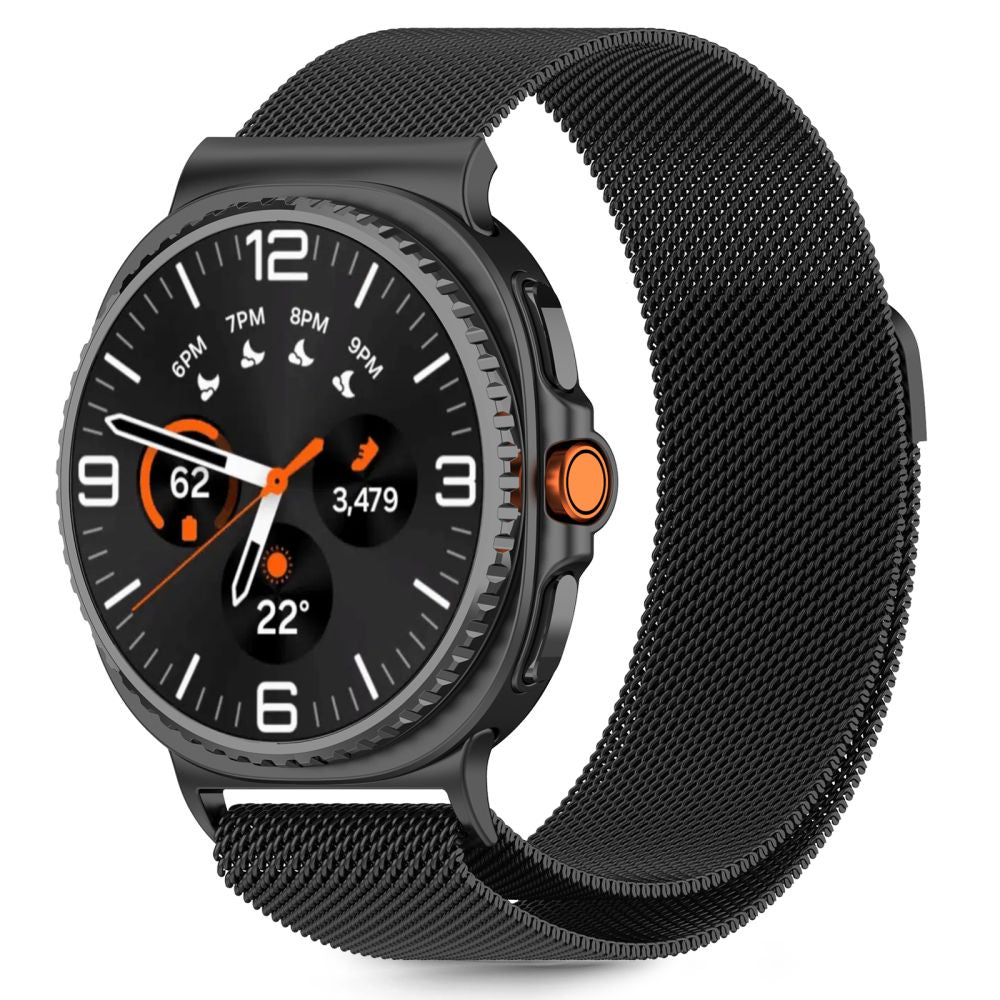Curea Tech-protect Milaneseband pentru Samsung Galaxy Watch 40/44/46 Mm - Negru