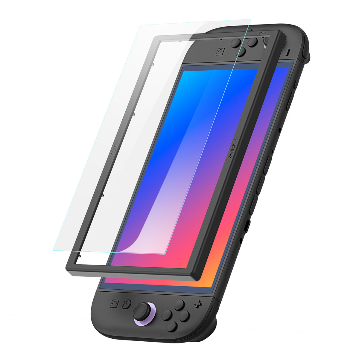 Folie Dux Ducis HD sticla pentru Nintendo Switch 2 cu Installation Frame