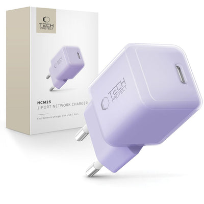 Incarcator priza Tech-protect Ncm25 Usb-c PD 25W - Mov