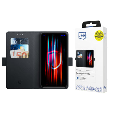 Husa 3mk Wallet pentru Samsung Galaxy A05s - Negru