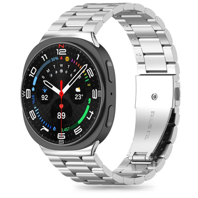 Curea Tech-protect Stainless Steel pentru Samsung Galaxy Watch 40/44/46 Mm - Argintiu