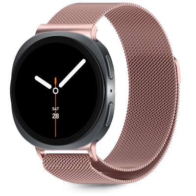 Curea Tech-protect Stainless Steel pentru Samsung Galaxy Watch 40/44/46 Mm - Roz