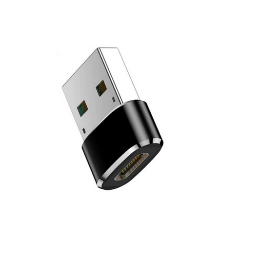 Adapter USB-C - USB Negru bulk