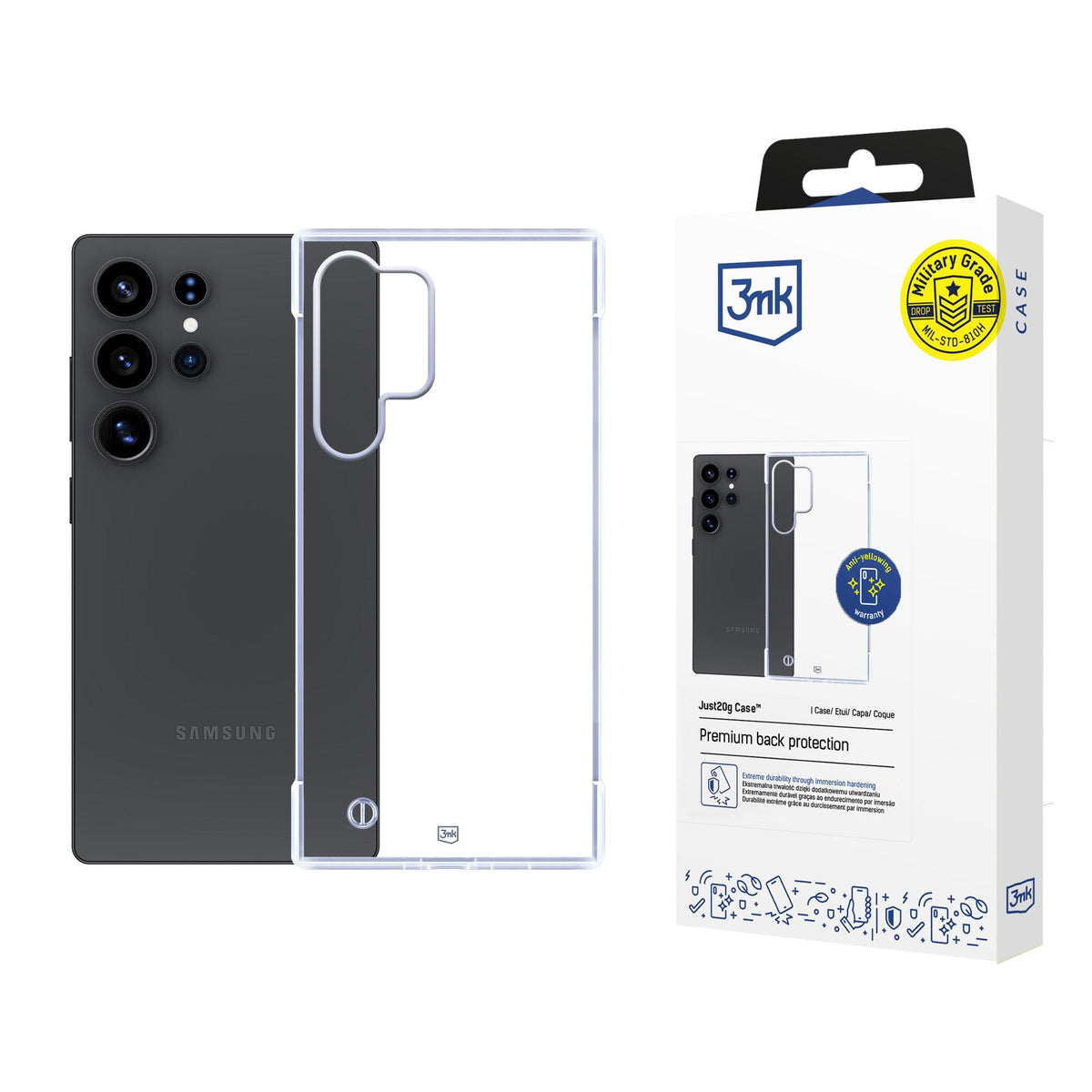 Husa 3mk Transparent pentru Samsung Galaxy S25 Ultra - Transparent