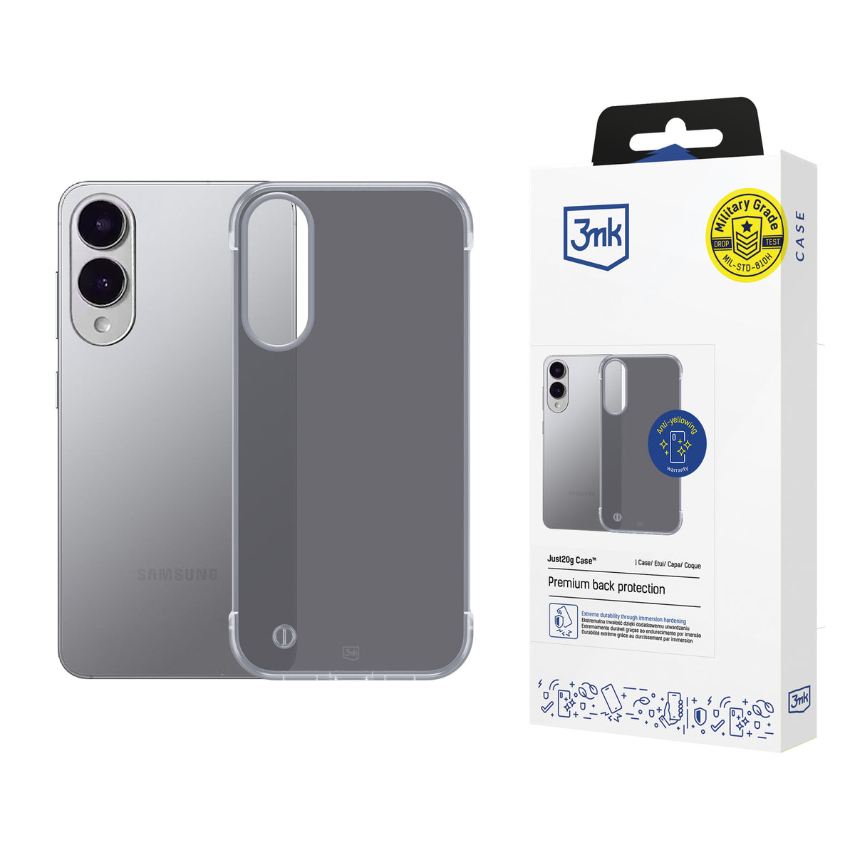 Husa 3mk Matt pentru Samsung Galaxy S25 Edge - Matte Negru