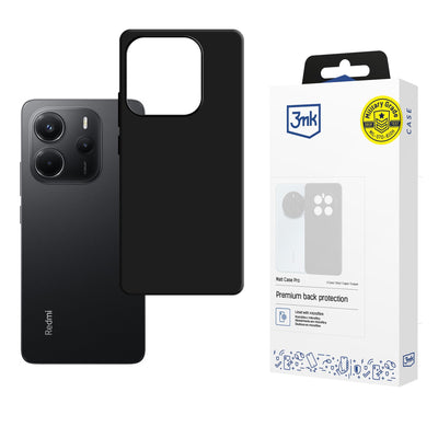 Husa 3mk Matt Pro pentru Xiaomi Redmi Note 14 5G - Matte Negru