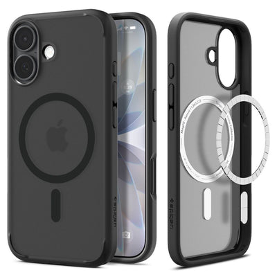 Husa Spigen Ultra Hybrid Magsafe pentru iPhone 17 - Negru