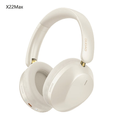 Casti Dudao X22 Max Wireless On-ear Bluetooth cu ANC - Bej
