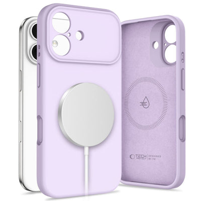 Husa Tech-protect Silicone Magsafe pentru iPhone 17 - Mov