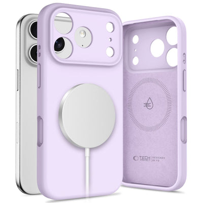 Husa Tech-protect Silicone Magsafe pentru iPhone 17 Pro - Mov