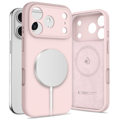 Husa Tech-protect Silicone Magsafe pentru iPhone 17 Pro - Roz