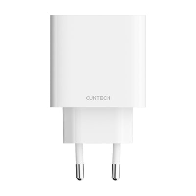 Incarcator priza Cuktech A19 30W Usb-a + Usb-c - Alb