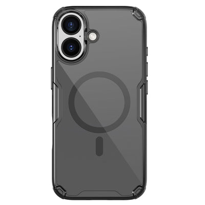 Husa Nillkin Nature TPU Pro Magnetic Compatible cu Magsafe pentru iPhone 17 - Translucent Negru