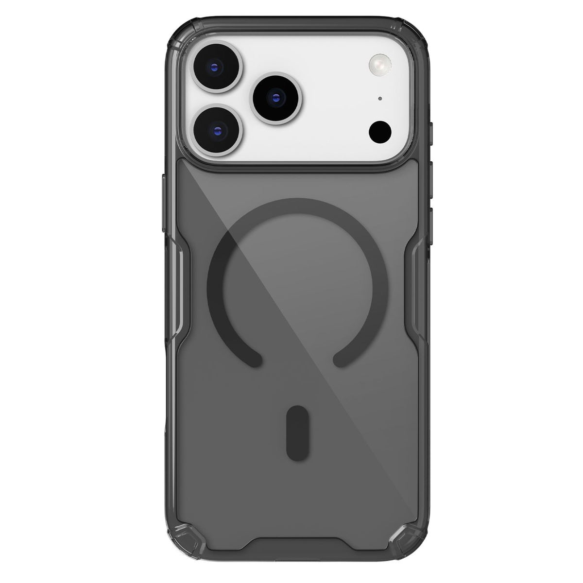Husa Nillkin Nature TPU Pro Magnetic Compatible cu Magsafe pentru iPhone 17 Pro Max - Translucent Negru