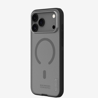 Husa Nillkin Super Frosted Shield Pro Magnetic Compatible cu Magsafe pentru iPhone 17 Pro Max - Translucent Negru
