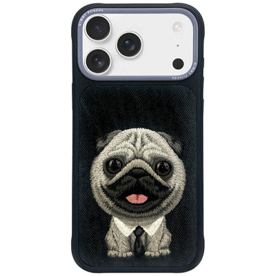 Husa Nimmy Big Eyed Pet 2.0 Dog pentru iPhone 17 Pro Max - Negru