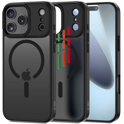 Husa Tech-protect Magmat XT 4-set Magsafe pentru iPhone 17 Pro - Matte Negru