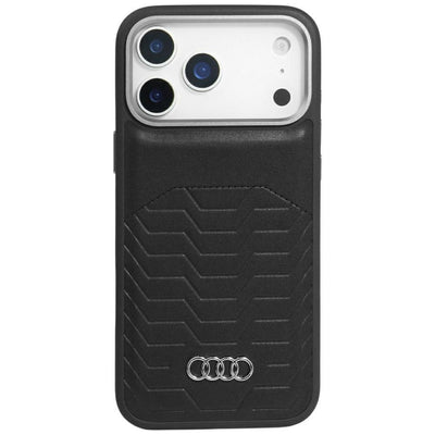 Husa Audi GT Synthetic Leather Magsafe pentru iPhone 17 Pro Max - Negru