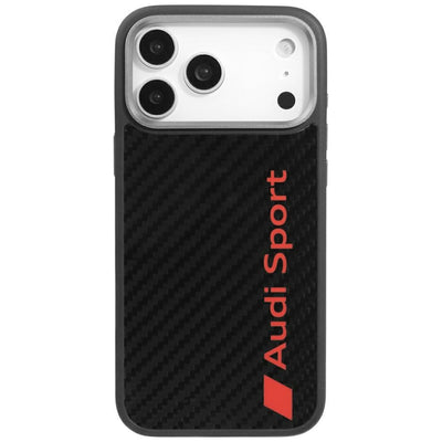 Husa Audi R8 Carbon Fiber Magsafe pentru iPhone 17 Pro Max - Negru