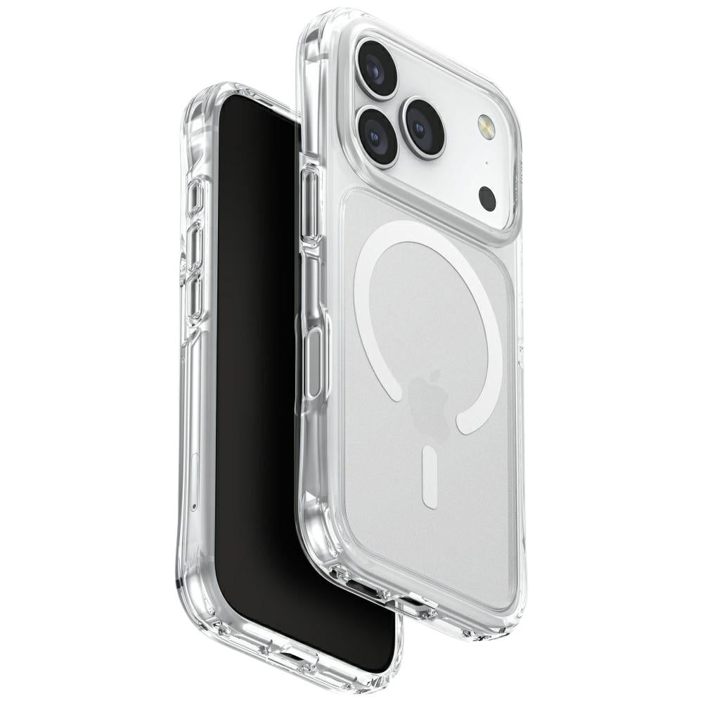 Husa Uniq Lifepro Xtreme Magclick Charging pentru iPhone 17 Pro - Transparent-glitter