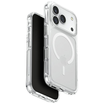 Husa Uniq Lifepro Xtreme Magclick Charging pentru iPhone 17 Pro - Transparent-glitter