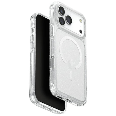 Husa Uniq Lifepro Xtreme Magclick Charging pentru iPhone 17 Pro Max - Transparent-glitter