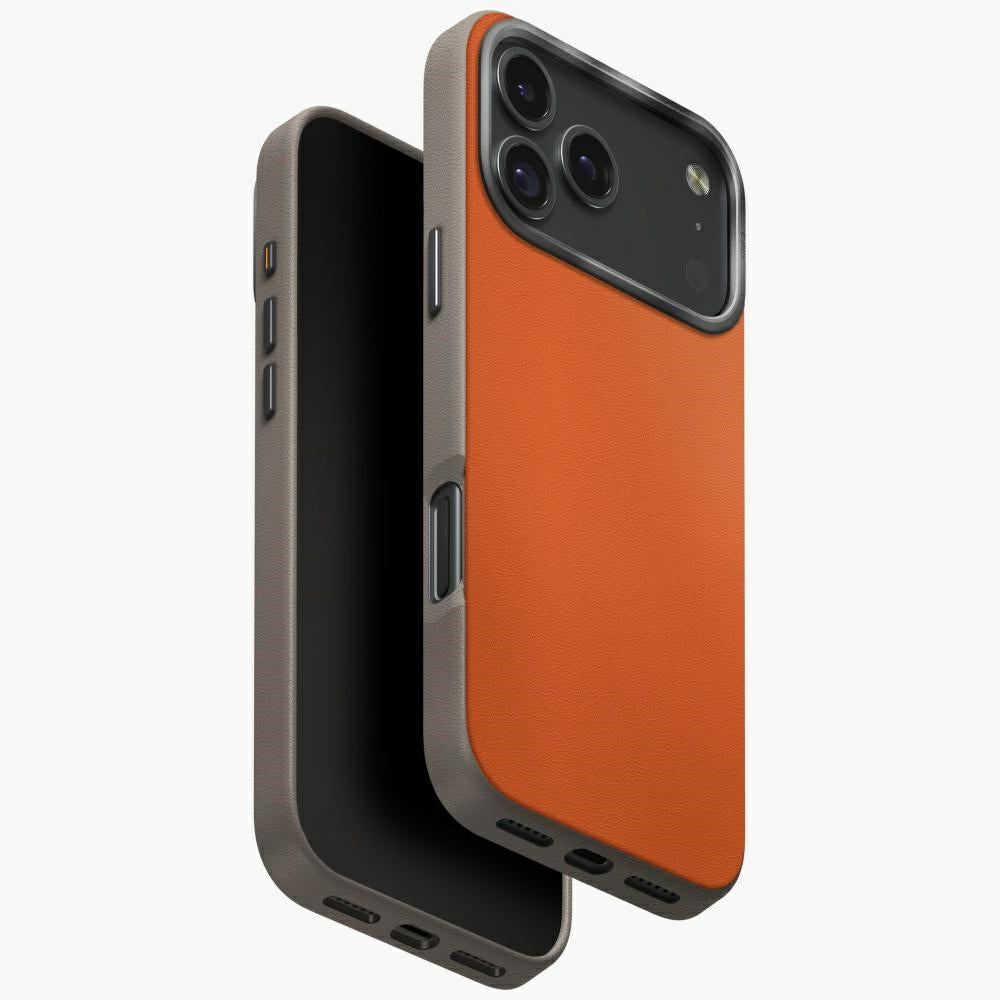 Husa Uniq Lyden DS pentru iPhone 17 Pro Max Magclick Charging - Portocaliu-Gri