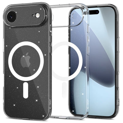 Husa Tech-protect Flexair Magsafe pentru iPhone 17 Air - Transparent Glitter
