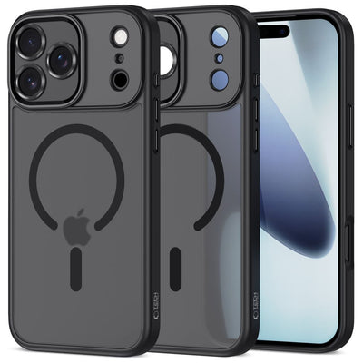 Husa Tech-protect Magcam Magsafe pentru iPhone 17 Pro - Matte Negru