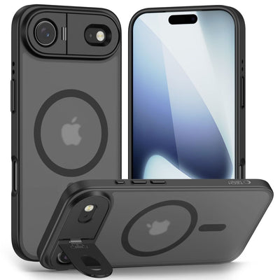 Husa Tech-protect Magstand Magsafe pentru iPhone 17 Air - Matte Negru