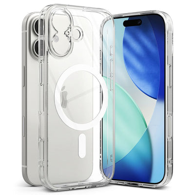 Husa Ringke Fusion Magnetic Magsafe pentru iPhone 17 - Transparent
