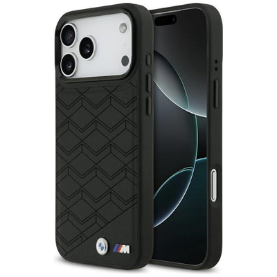 Husa BMW M Shape Logo Magsafe pentru iPhone 17 Pro Max - Negru