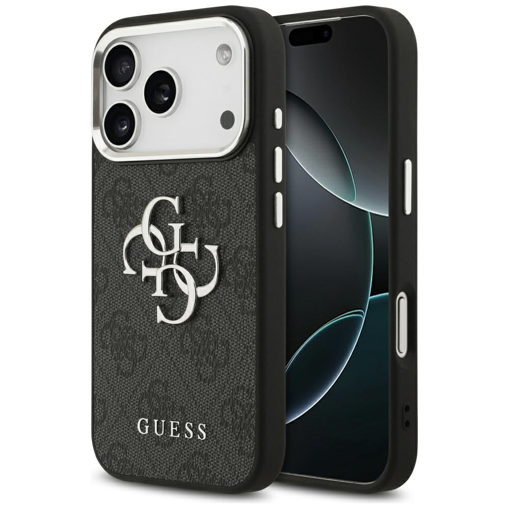 Husa Guess 4G Big 4G Classic Logo pentru iPhone 17 Pro - Negru